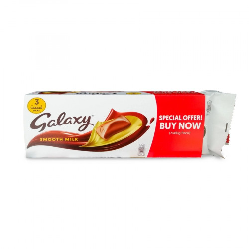 Galaxy Milk Chocolate 3Sx80Gm Offer