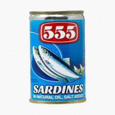 555 Sardine In Natural Oil 155g