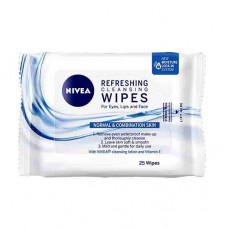 Nivea Refreshing Facial Cleansing Wipes 25 Pieces
