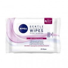 Nivea Dry And Sensitive Facial Cleansing Wipes 25 Pieces