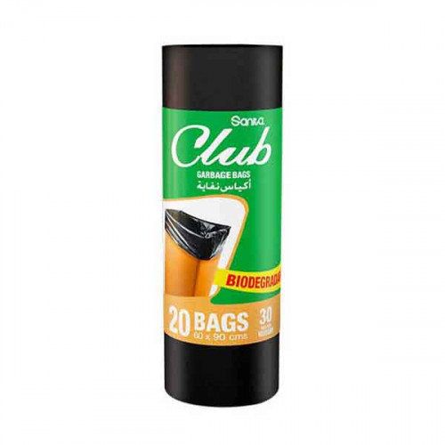 Sanita Club Garbage Bag Biodegradable 30 Gallons 20Bags