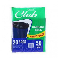 Sanita Club Garbage Bag Biodegradable 50 Gallons 20Bags