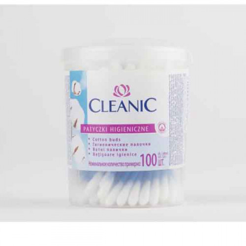 Cleanic Cotton Buds Round 100'S