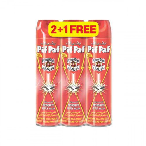 Pif Paf Fkd Fly & Mosquito Killer 400ml 2+1 