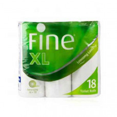 Fine Toilet Roll 18 x 350 Sheets Extra Long