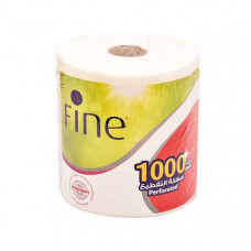 Fine Mega Rolls Towel Hygenic Holding 1500 Sheets 1 Ply