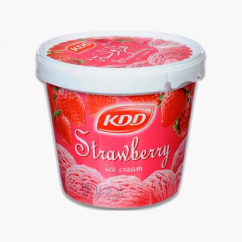 Kdd Ice Cream Strawberry 1Litre