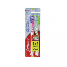 Colgate Max White Tooth Brush Medium 1+1 