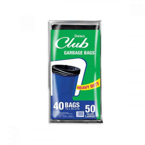 Sanita Club - Garbage Bags 50 Gallons Large 20 Bags