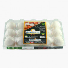 Al Zain Farm Fresh Large White Eggs 15 Pieces
