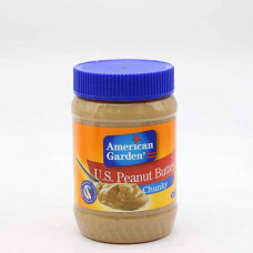 American Garden Chunky Peanut Butter 510g