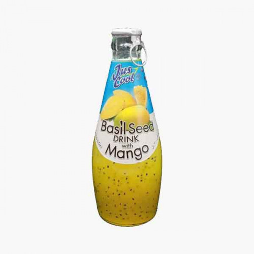 Jus Cool Basil Seed Juice Mango 300ml