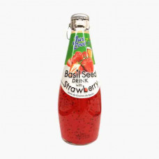Jus Cool Basil Seed Juice Strawberry 300ml