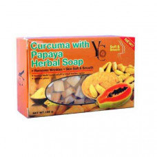 Yc Curcuma With Papaya Herbal Soap 100g