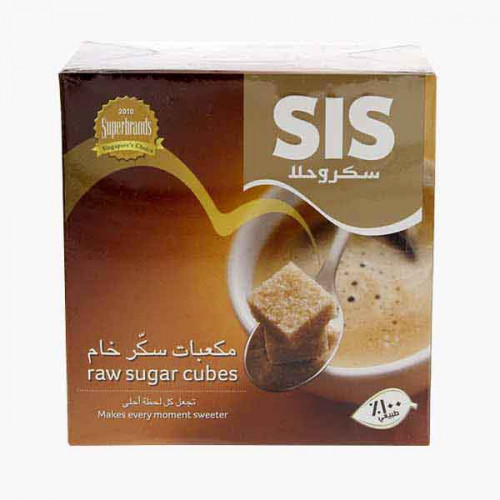 Sis Cube Sugar Raw 454g