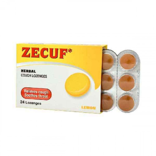 Zecuf Cough Lozenges Lemon 24 Pieces