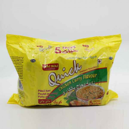 Wai Wai Chicken Curry Noodles 75g x 5 Sachet