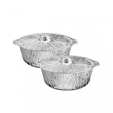 Food Pack Aluminium Pot Large With Lid 2 Pieces