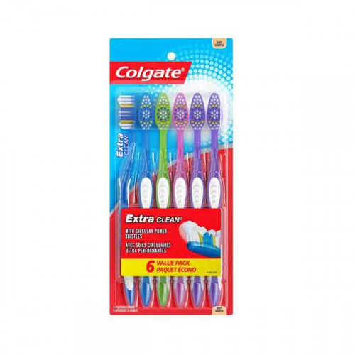 Colgate Toothbrush M Zigzag Valuepack 6'S