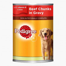 Pedigree Beef Chunks In Gravy 400g