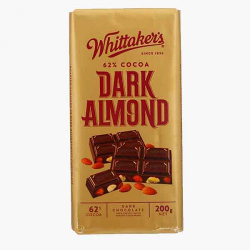 Whittakers Chocolate Block Almond Gold 200g