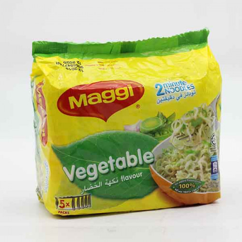 Nestle Maggi 2Minutes Vegetable Noodle 5 Sachet x 77g