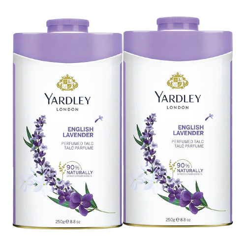 Yardley Talcom Powder Assorted 250Gm Twin Pack