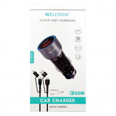 Welltech Cc-W018 Car Charger 55W
