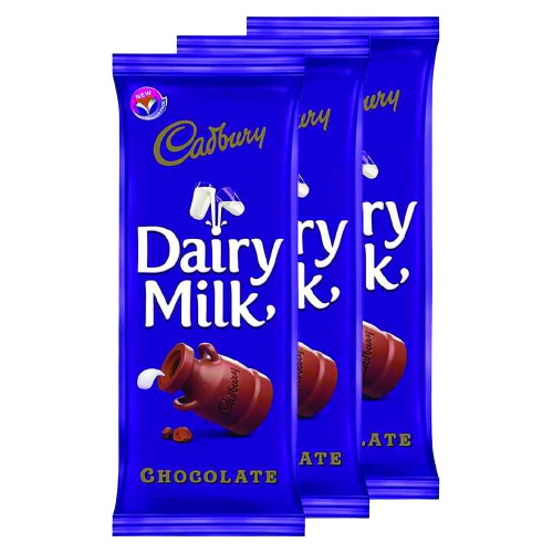 Cadbury Dairy Milk Plain (New) 3Sx90Gm