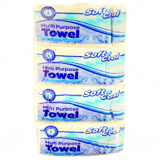 Soft N Cool Multi Purpose Towel 150Sheet X4S