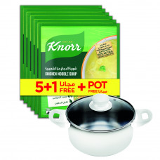 Knorr Soup Cream Of Chicken 65Gm 5+1+Pot Free