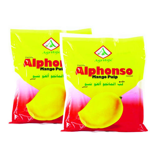 Agrilife Alphonso Mango Pulp 2 X 1Kg