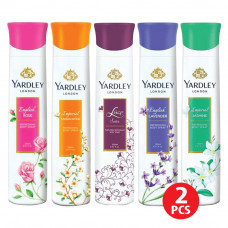Yardley Women Body Spray 2X150Ml Asrtd