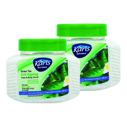 Karis F&B Scrub Green Tea 300Ml 1+1