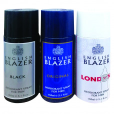 English Blazer Body Spray 3*150Ml Astd