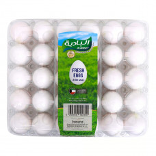 AL BADAIL PREMIUM WHITE EGGS 30S