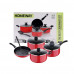 HOMEWAY NON STICK COOKWARE SET 8PC