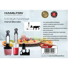 HAMILTON HT038 5IN1 HAND BLENDER