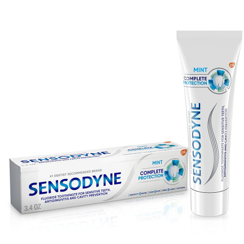 Sensodyne Complete Protection Toothpaste for Sensitive Teeth -- سينسودين حماية كامل معجون أسنان حماية لأسنان حساسية