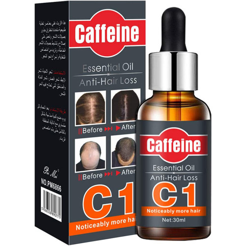 caffeine essential oil anti hair loss 30ml -- كافين زيت زيت أساسي مضاد لتساقط الشعر30مل