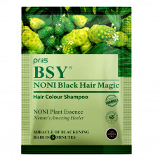 Bsy Noni Black Hair Magic, 20ml Black Hair Color Shampoo -- ب س وي نوني شعر أسود ماجيك 20مل شامبو 