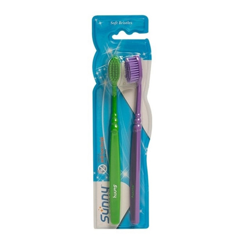 Sunny Tooth Brush-101 2's -- ساني فرشات أسنان-101  2ع
