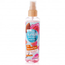 Sunsilk Wild Damask Rose Hair Mist Shine 160ml -- رذاذ لمعان الشعر بالورد الدمشقي من صانسيلك ، 160 مل