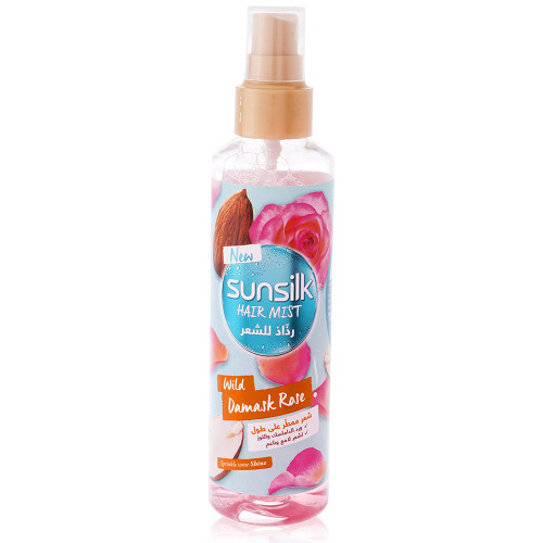 Sunsilk Wild Damask Rose Hair Mist Shine 160ml -- رذاذ لمعان الشعر بالورد الدمشقي من صانسيلك ، 160 مل