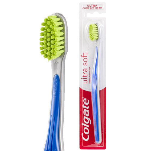 Colgate Ultra Soft Premium Manual Toothbrush -- فرشاة أسنان يدوية كولجيت فائقة النعومة بريميوم
