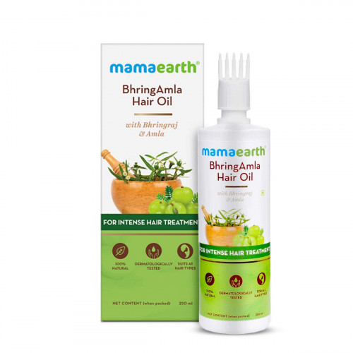 Mamaearth Bhring Amla Hair Oil 250ml -- ماميررت بهيرينج زيت شعر أملج 250مل