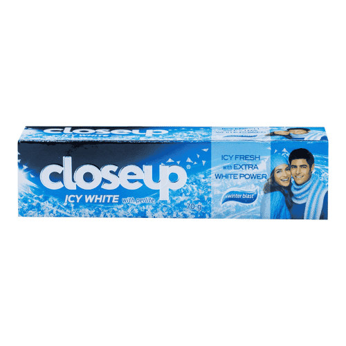 Close Up Tooth Paste Icy White 160 gm -- كلوس اب معجون اسنان ابيض ، 160 جم