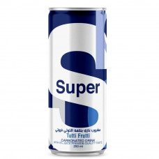 Super Tutti Frutti Carbonated Drink 250ml -- سوبير توتي فروتي شراب كاربونيتد250مل