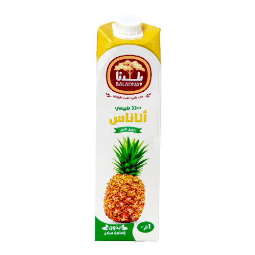 Baladna Long Life Juice Pineapple 1Ltr