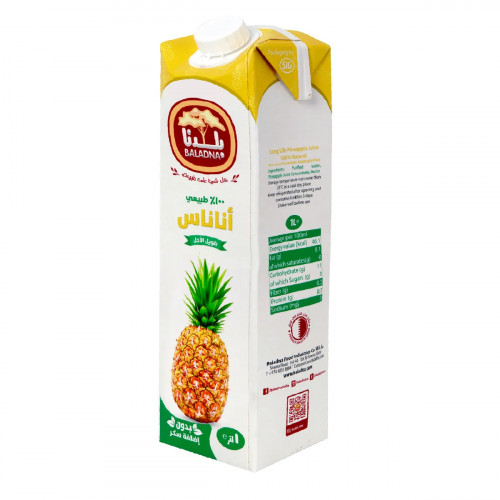 Baladna Long Life Juice Pineapple 1Ltr